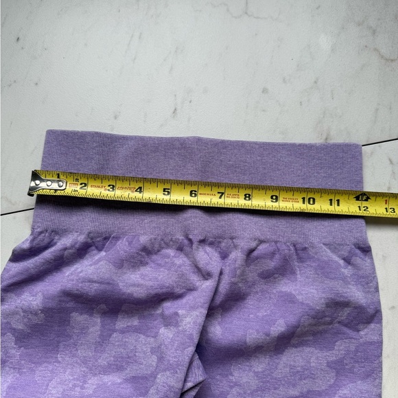 NVGTN Purple Camo High Waisted Leggings; size medium - Picture 4 of 5